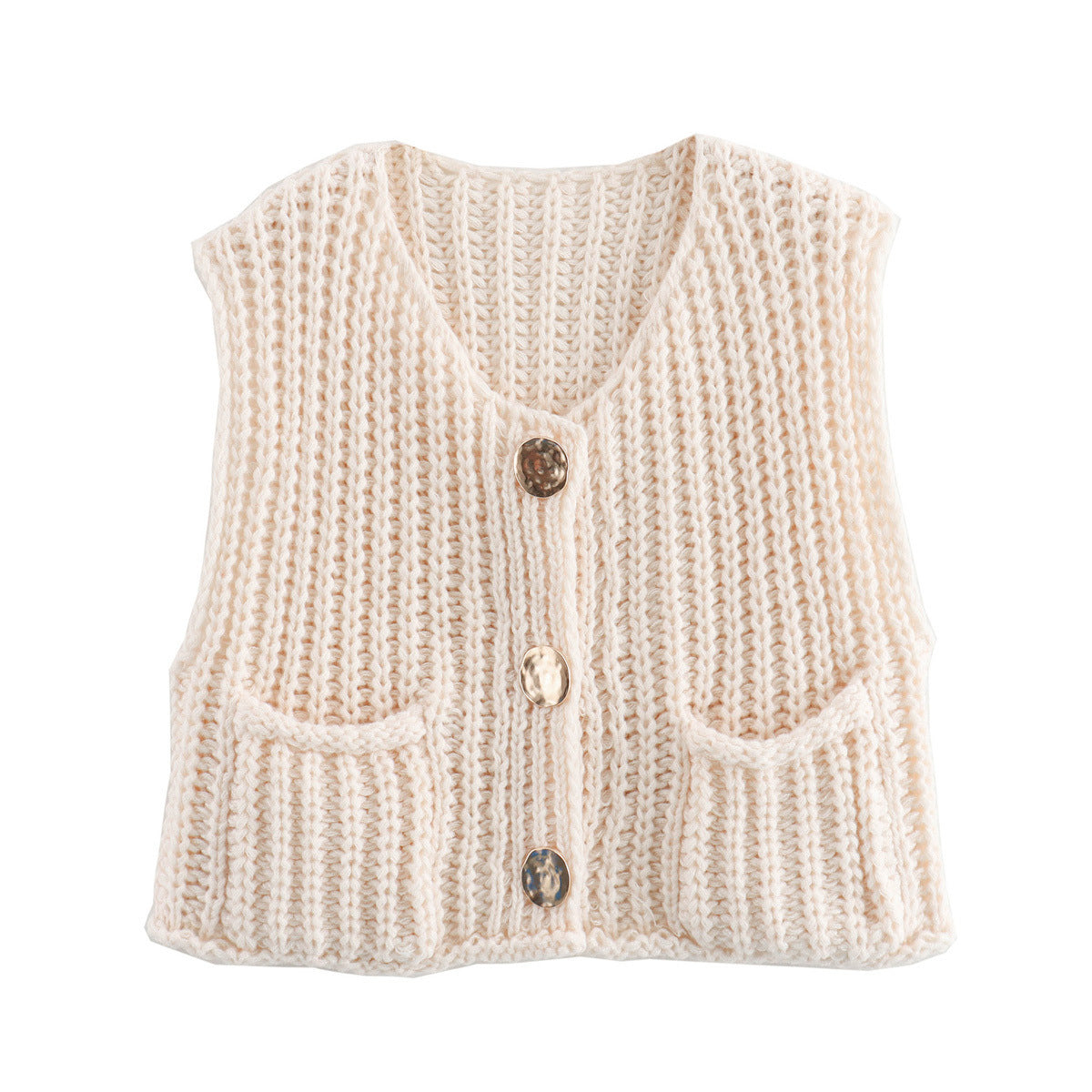Cardigan Femme Élégant Sans Manches 12