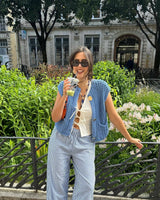 Cardigan Femme Élégant Sans Manches 3