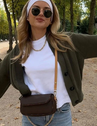 Gilet Femme Vert Olive Col En V Autumn Collection