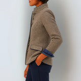 Eleganter Damen-Cardigan mit Stehkragen