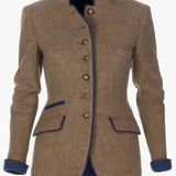 Eleganter Damen-Cardigan mit Stehkragen