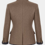 Eleganter Damen-Cardigan mit Stehkragen