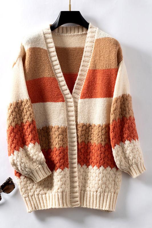 Cardigan Femme Élégant à Col en V 0