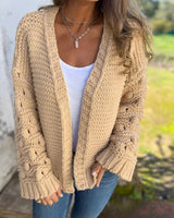 Cardigan Femme Élégant à Manches Longues 0