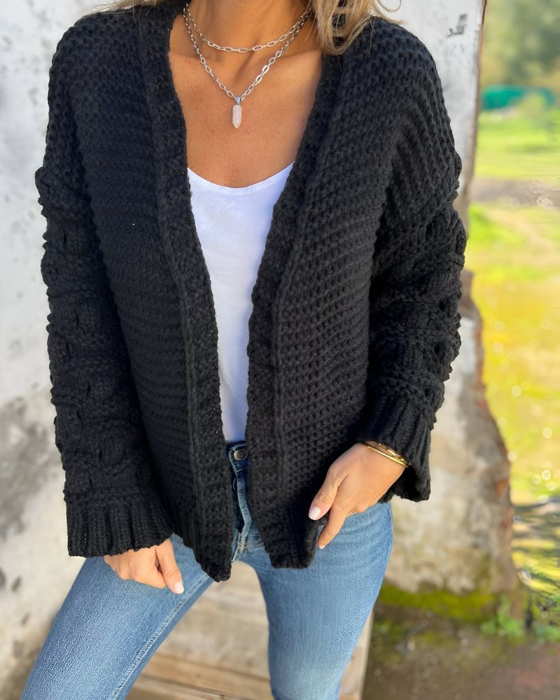 Cardigan Femme Élégant à Manches Longues 2