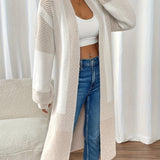 Cardigan Femme Élégant à Rayures 0
