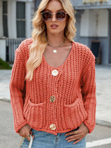 Cardigan Femme Élégant avec Poches 11
