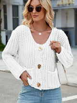 Cardigan Femme Élégant avec Poches 15