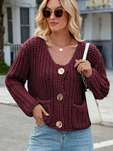 Cardigan Femme Élégant avec Poches 7