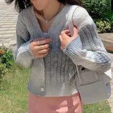 Cardigan Femme Élégant en Maille Torsadée 0