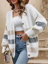 Cardigan Femme Élégant en Tricot 1