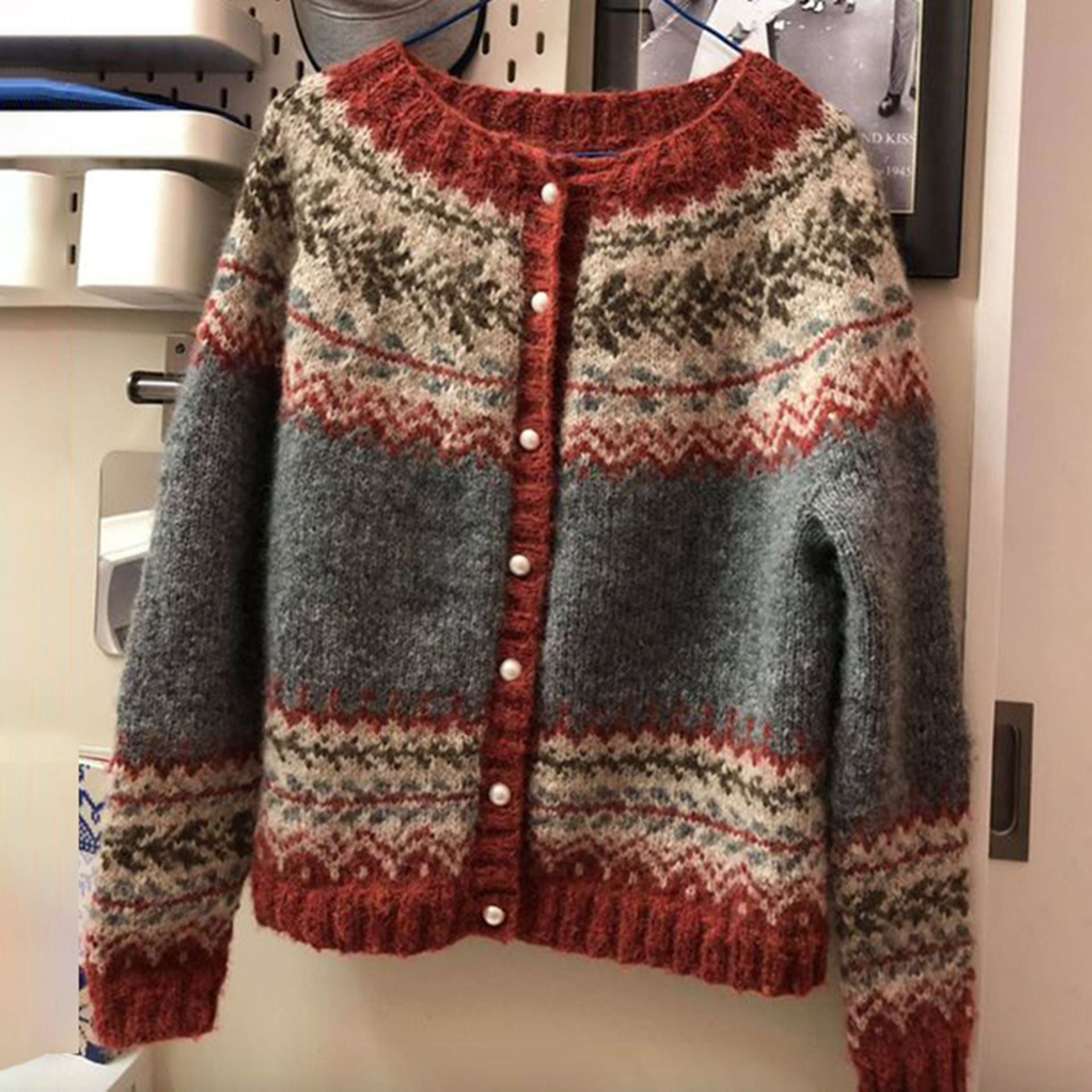 Cardigan Femme Élégant en Tricot Doux 0