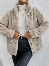 Cardigan Femme Élégant en Velours 0
