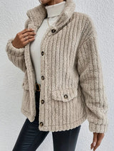 Cardigan Femme Élégant en Velours 4