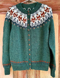 Damenweste praktisch Strick Strickjacke elegante Details