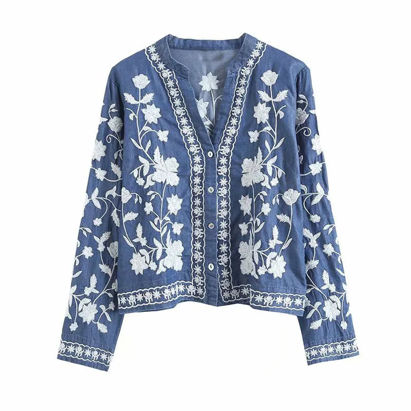 Cardigan Femme Floral Élégant Style Raffiné 0