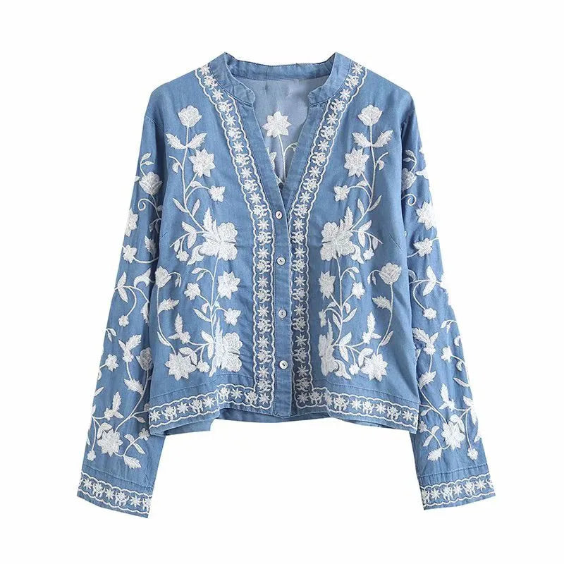 Cardigan Femme Floral Élégant Style Raffiné 1
