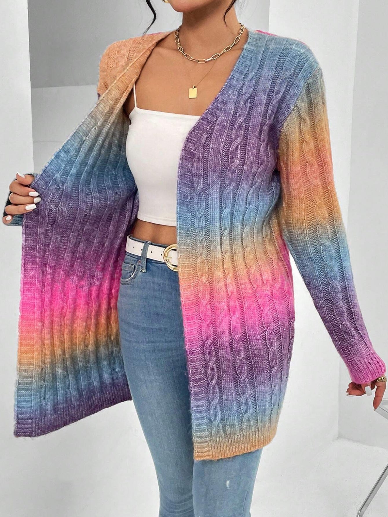Cardigan Femme Long Chic et Confortable 8