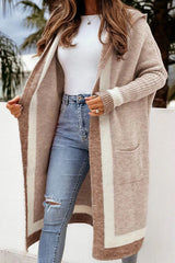 Cardigan Femme Long Ouvert Avec Poches 4