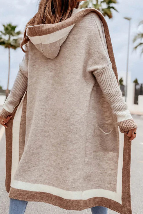 Cardigan Femme Long Ouvert Avec Poches 5