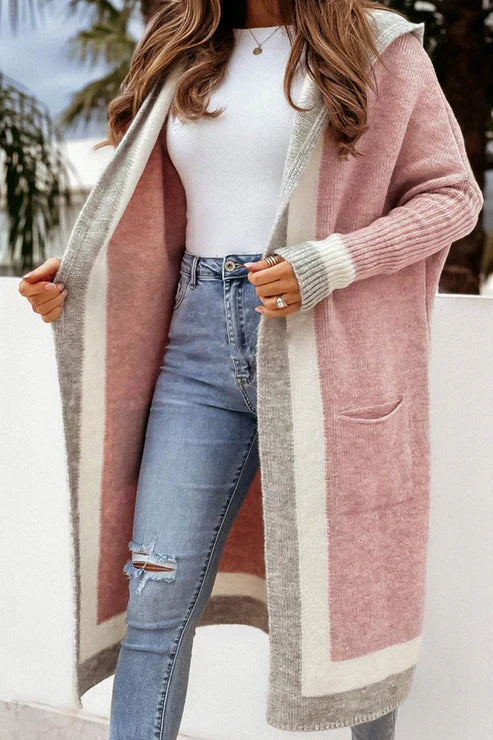 Cardigan Femme Long Ouvert Avec Poches 8