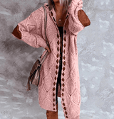 Cardigan Femme Long Pratique Avec Capuche 8
