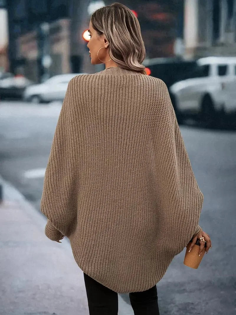 Cardigan Femme Ouvert Décontracté Élégant 2