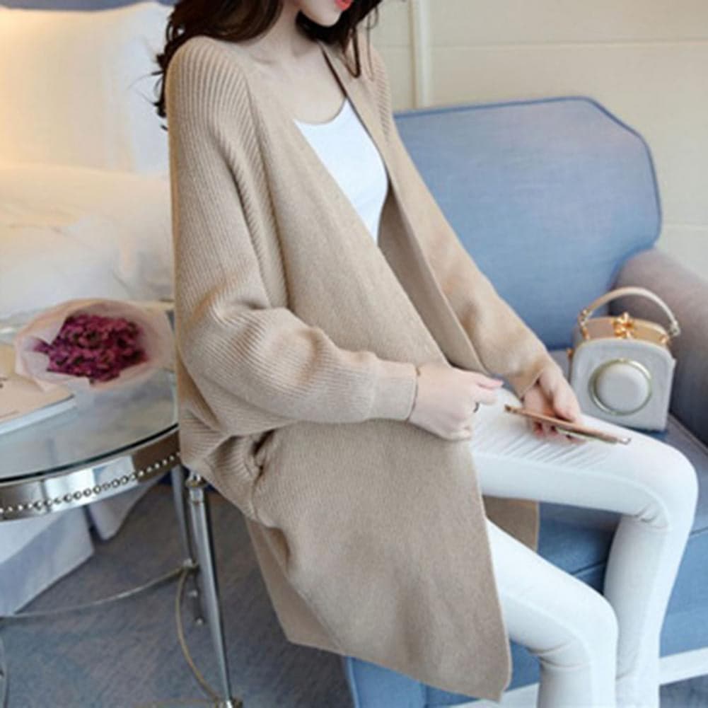 Cardigan Femme Oversize Ouvert Décontracté 3