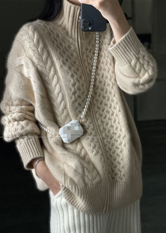 Cardigan Femme Oversize Torsadé Chic 0