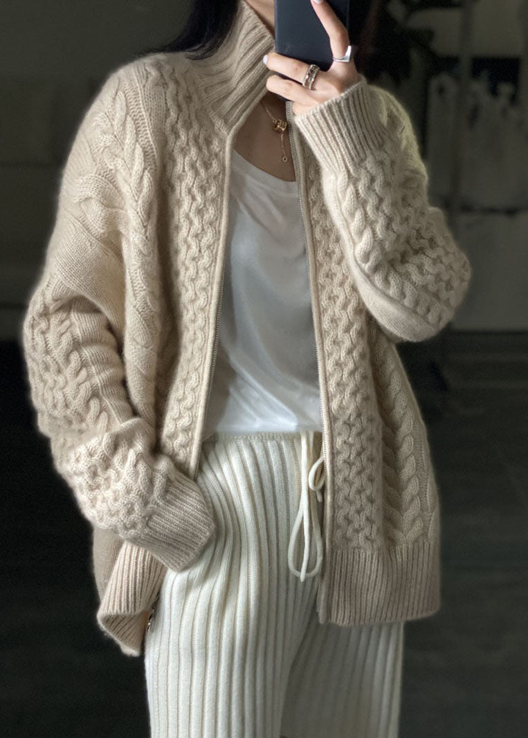 Cardigan Femme Oversize Torsadé Chic 1