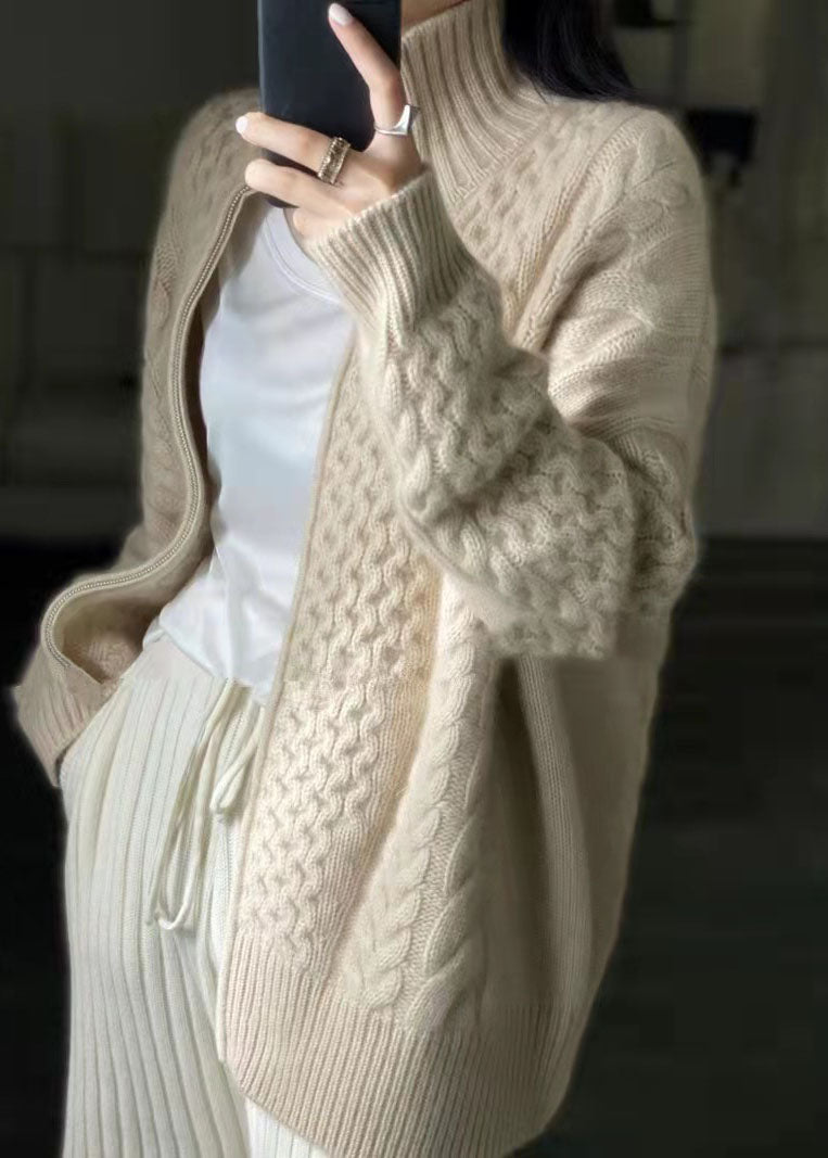 Cardigan Femme Oversize Torsadé Chic 2