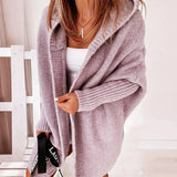 Cardigan Femme Surdimensionné à Capuche 12
