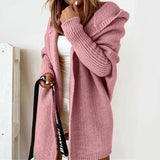 Cardigan Femme Surdimensionné à Capuche 6