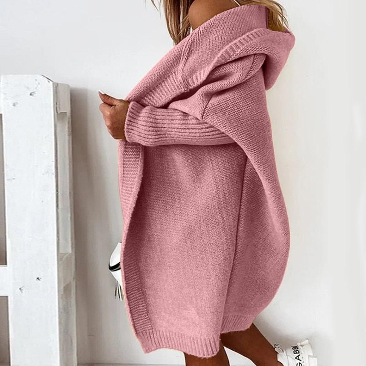Cardigan Femme Surdimensionné à Capuche 7