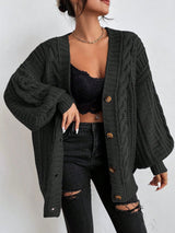 Cardigan Femme Torsadé Confortable Décontracté 9