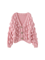 other : Bridget | Cardigan Femme Tricot Décontracté in Rose van Seroa