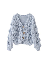 other : Bridget | Cardigan Femme Tricot Décontracté in Bleu van Seroa