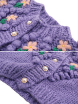 other : Georgia | Cardigan Femme en Laine Violet Fait Main in van Seroa