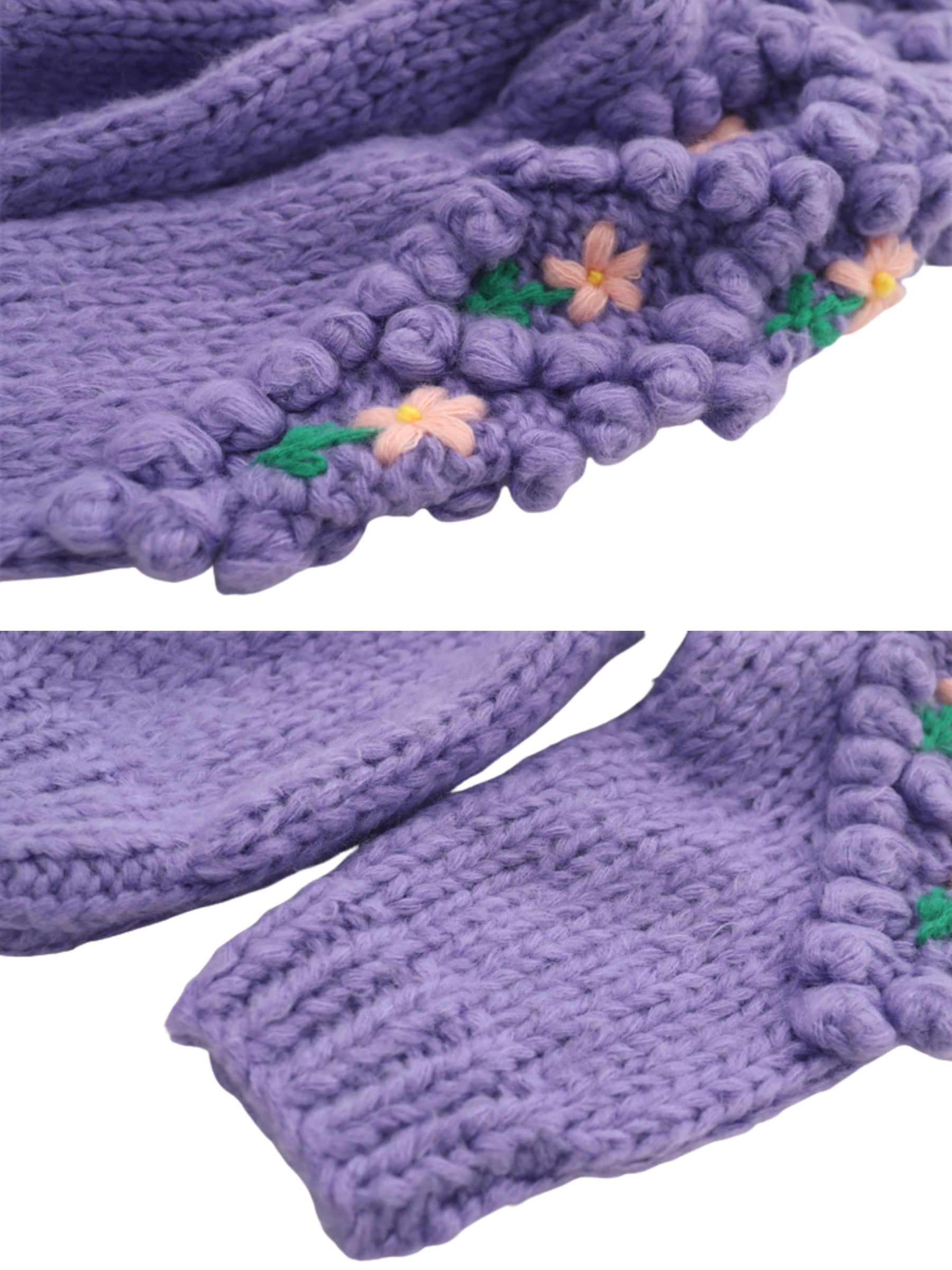other : Georgia | Cardigan Femme en Laine Violet Fait Main in van Seroa