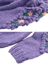 other : Georgia | Cardigan Femme en Laine Violet Fait Main in van Seroa