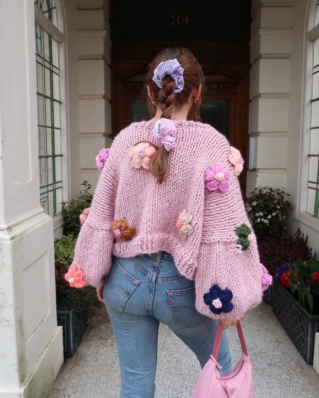 other : Molly | Cardigan Femme en Tricot Doux à Manches Bouffantes in van Seroa