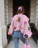 other : Molly | Cardigan Femme en Tricot Doux à Manches Bouffantes in van Seroa
