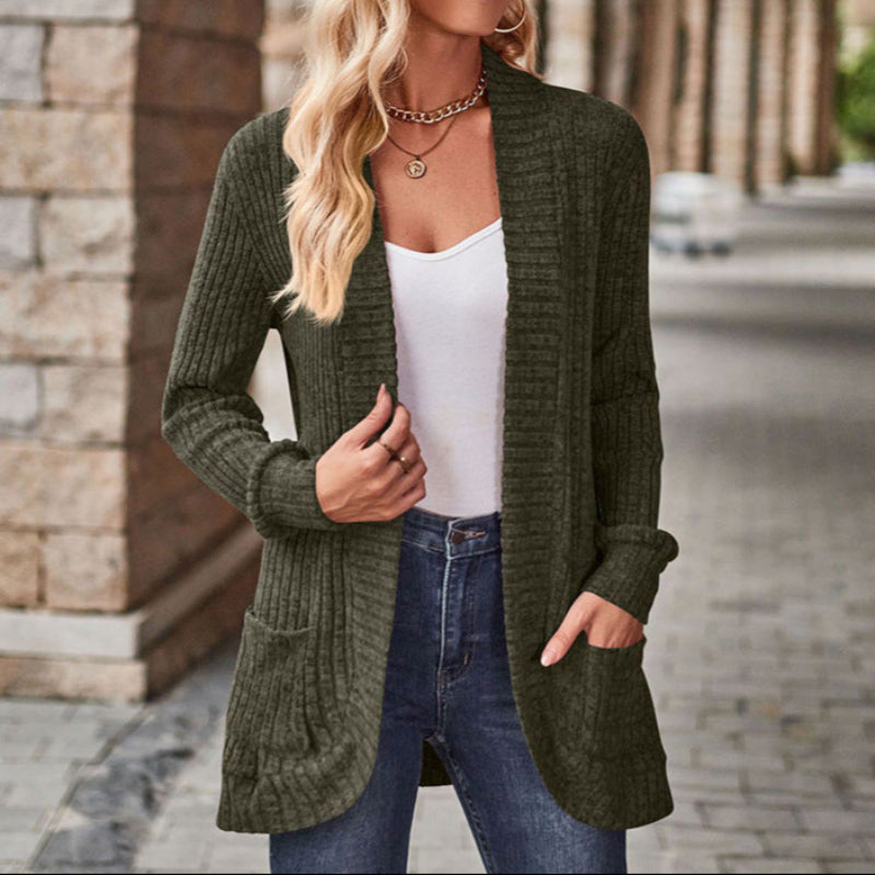 Cardigan Léger à Manches Longues Femme 4