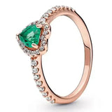 other : Amelia | Bague de Fiançailles Femme Argent Diamant Coeur in Or van Seroa