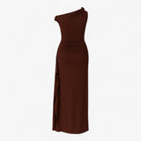 dresses : Elena - Robe Maxi Tendance avec Effet Drapé et Coupe Ajustée in van Seroa