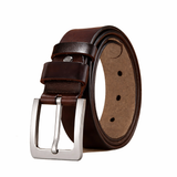 Sangle en Cuir de Bœuf Véritable Marron - Robuste et Durable pour Homme et Femme