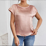 Chemise Femme Élégante à Manches Courtes 1