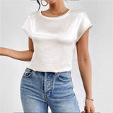 Chemise Femme Élégante à Manches Courtes 2