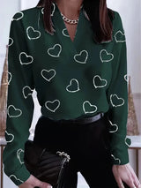 Chemisier Femme Chic à Col V Élégant 3