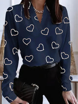 Chemisier Femme Chic à Col V Élégant 4